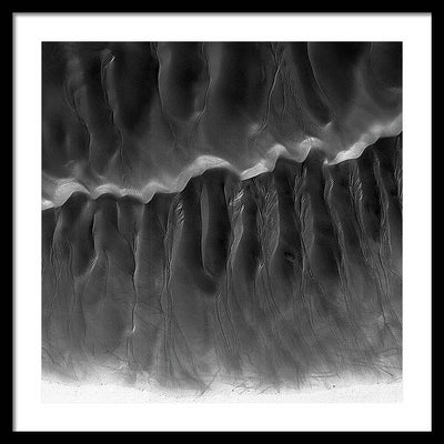 Planet Mars - detail #r79 / Art Photo - Framed Print