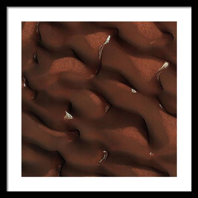 Planet Mars - detail #r94 / Art Photo - Framed Print