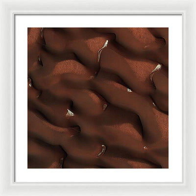 Planet Mars - detail #r94 / Art Photo - Framed Print