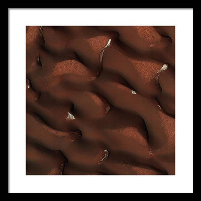 Planet Mars - detail #r94 / Art Photo - Framed Print