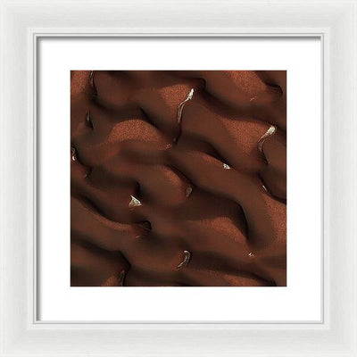 Planet Mars - detail #r94 / Art Photo - Framed Print