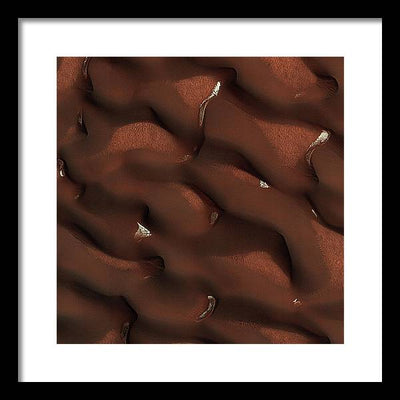 Planet Mars - detail #r94 / Art Photo - Framed Print