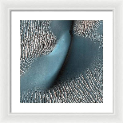 Planet Mars - detail #r97 / Art Photo - Framed Print