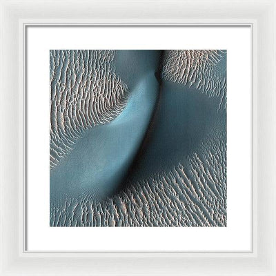 Planet Mars - detail #r97 / Art Photo - Framed Print