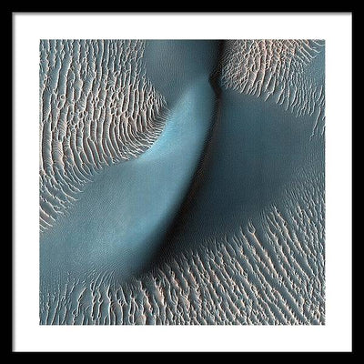 Planet Mars - detail #r97 / Art Photo - Framed Print