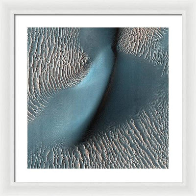 Planet Mars - detail #r97 / Art Photo - Framed Print