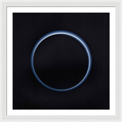 Pluto's Blue Sky / Art Photo - Framed Print