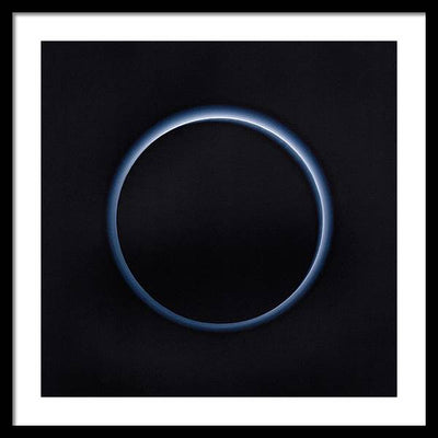 Pluto's Blue Sky / Art Photo - Framed Print