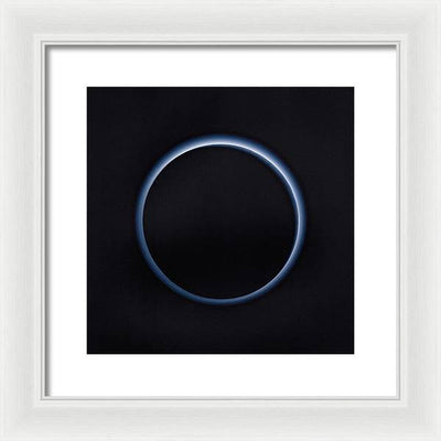 Pluto's Blue Sky / Art Photo - Framed Print