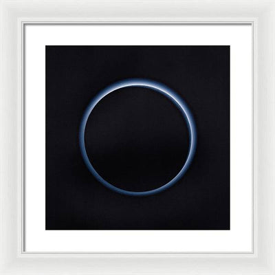 Pluto's Blue Sky / Art Photo - Framed Print