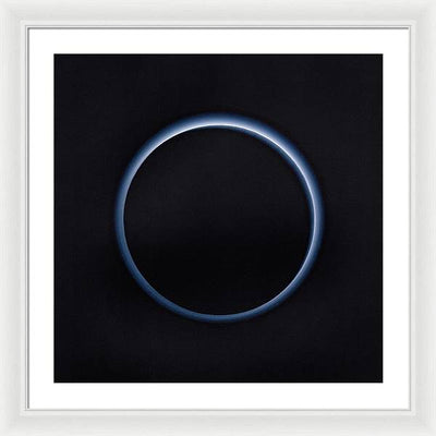 Pluto's Blue Sky / Art Photo - Framed Print