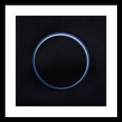 Pluto's Blue Sky / Art Photo - Framed Print