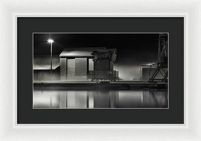 Port Nocturne / Art Photo - Framed Print