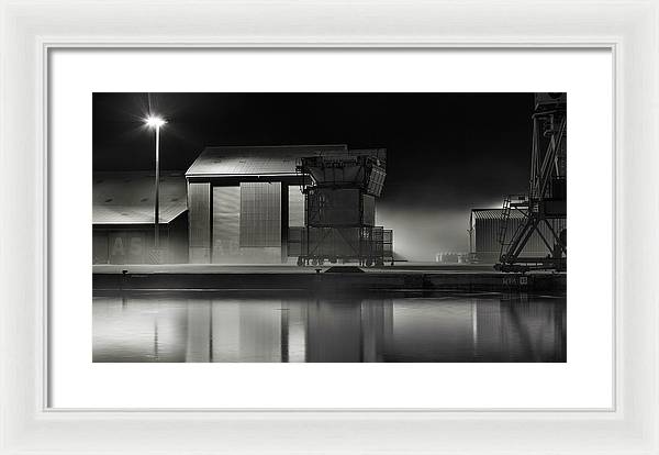 Port Nocturne / Art Photo - Framed Print