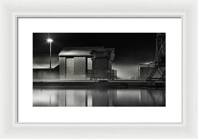 Port Nocturne / Art Photo - Framed Print