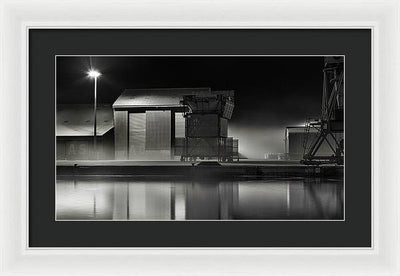 Port Nocturne / Art Photo - Framed Print