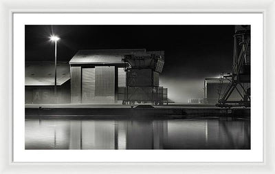 Port Nocturne / Art Photo - Framed Print