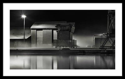 Port Nocturne / Art Photo - Framed Print