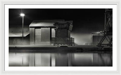 Port Nocturne / Art Photo - Framed Print