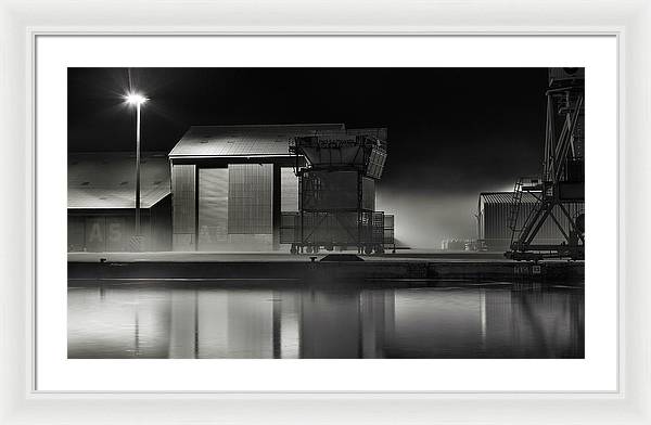 Port Nocturne / Art Photo - Framed Print