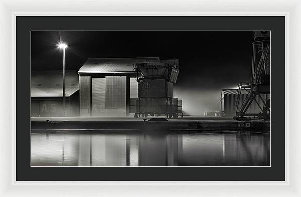 Port Nocturne / Art Photo - Framed Print