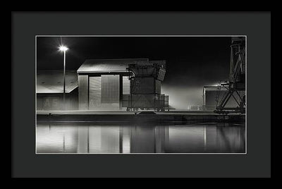 Port Nocturne / Art Photo - Framed Print