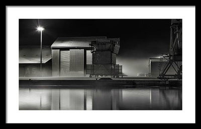 Port Nocturne / Art Photo - Framed Print