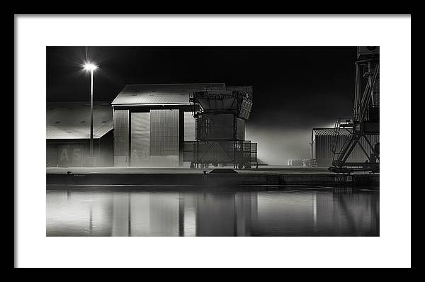 Port Nocturne / Art Photo - Framed Print