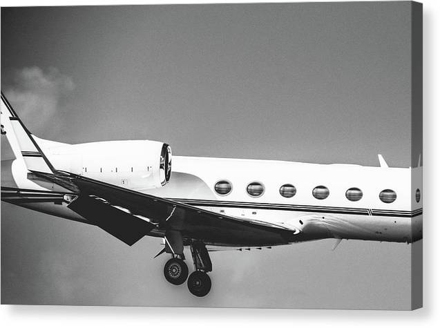 Private Jet, Caribbean / Art Photo - Canvas Print