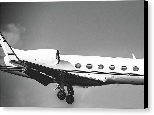 Private Jet, Caribbean / Art Photo - Canvas Print