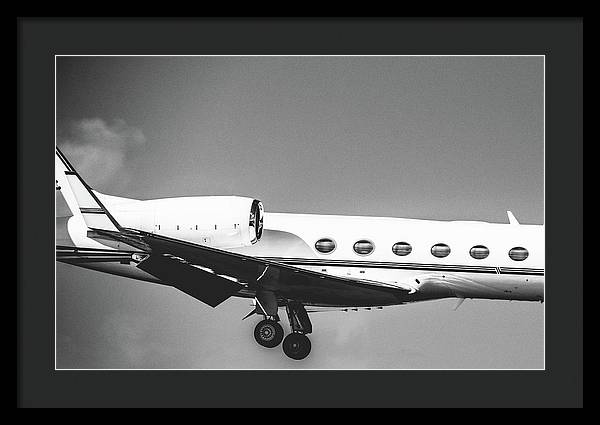 Private Jet, Caribbean / Art Photo - Framed Print