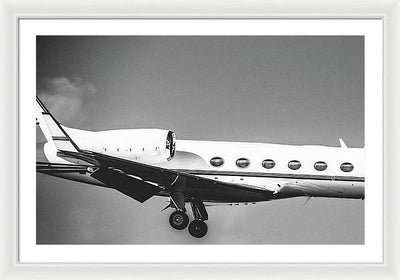 Private Jet, Caribbean / Art Photo - Framed Print