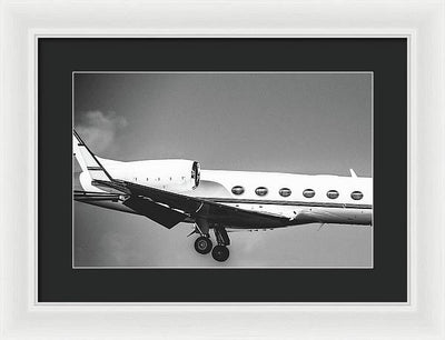 Private Jet, Caribbean / Art Photo - Framed Print