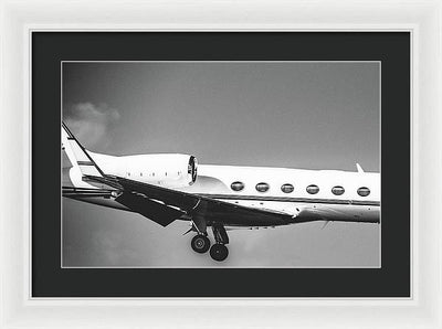 Private Jet, Caribbean / Art Photo - Framed Print