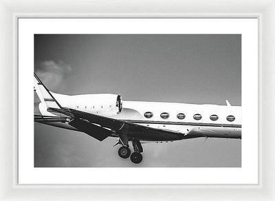 Private Jet, Caribbean / Art Photo - Framed Print