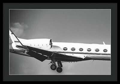 Private Jet, Caribbean / Art Photo - Framed Print