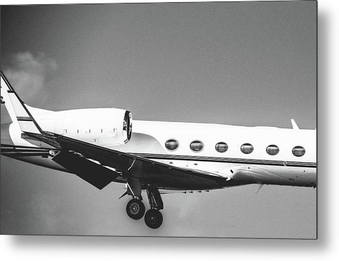 Private Jet, Caribbean / Art Photo - Metal Print