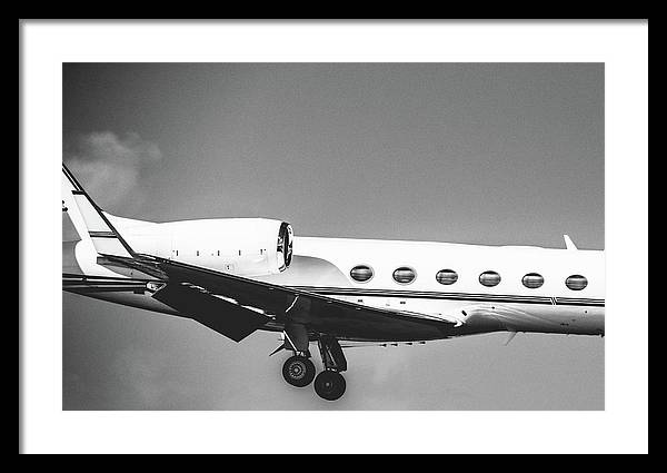 Private Jet, Caribbean / Art Photo - Framed Print