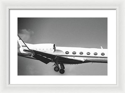 Private Jet, Caribbean / Art Photo - Framed Print