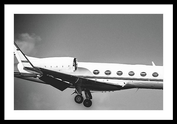 Private Jet, Caribbean / Art Photo - Framed Print