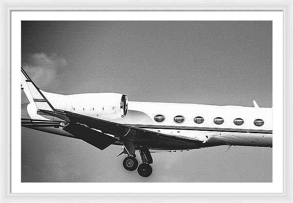 Private Jet, Caribbean / Art Photo - Framed Print