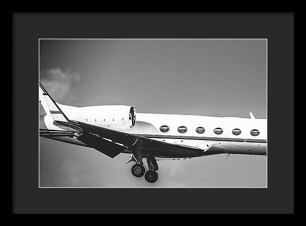 Private Jet, Caribbean / Art Photo - Framed Print