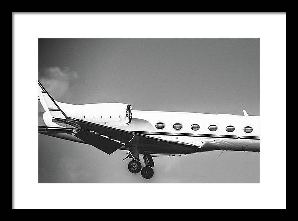 Private Jet, Caribbean / Art Photo - Framed Print