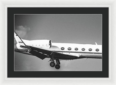 Private Jet, Caribbean / Art Photo - Framed Print