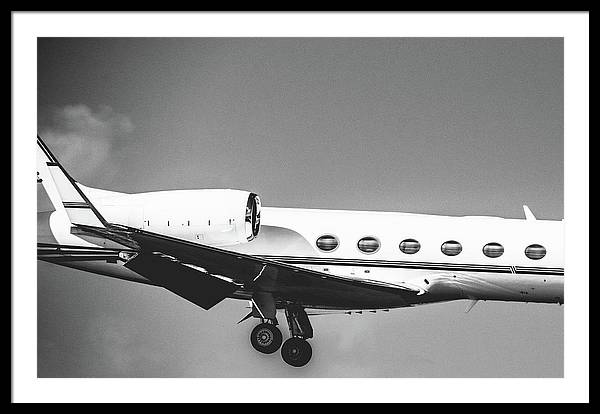 Private Jet, Caribbean / Art Photo - Framed Print