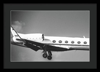 Private Jet, Caribbean / Art Photo - Framed Print