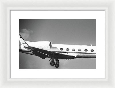 Private Jet, Caribbean / Art Photo - Framed Print