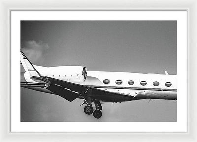 Private Jet, Caribbean / Art Photo - Framed Print