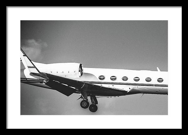 Private Jet, Caribbean / Art Photo - Framed Print