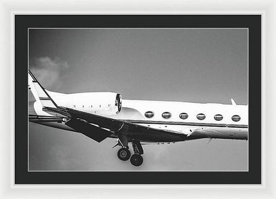 Private Jet, Caribbean / Art Photo - Framed Print